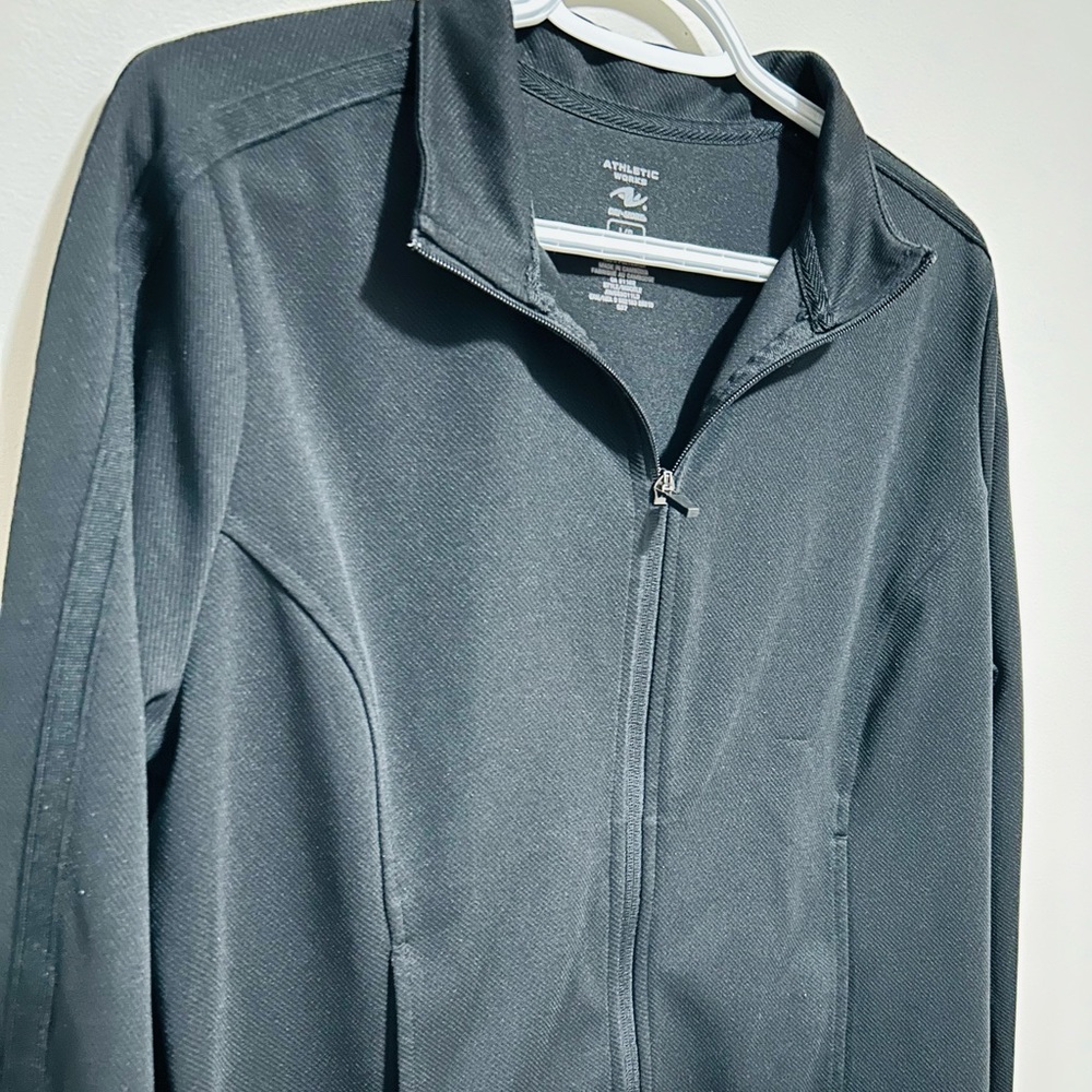 Athletic zip-up jacket